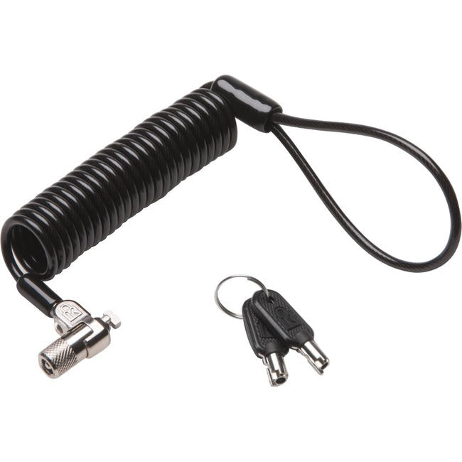 Microsaver 2.0 Portable Lock,Keyed Laptop Lock Coiled Design