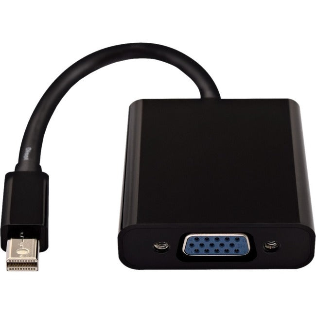 Mini Dp To Vga Adapter Black,Mini Dp To Vga Videoadptr 1080P Fhd