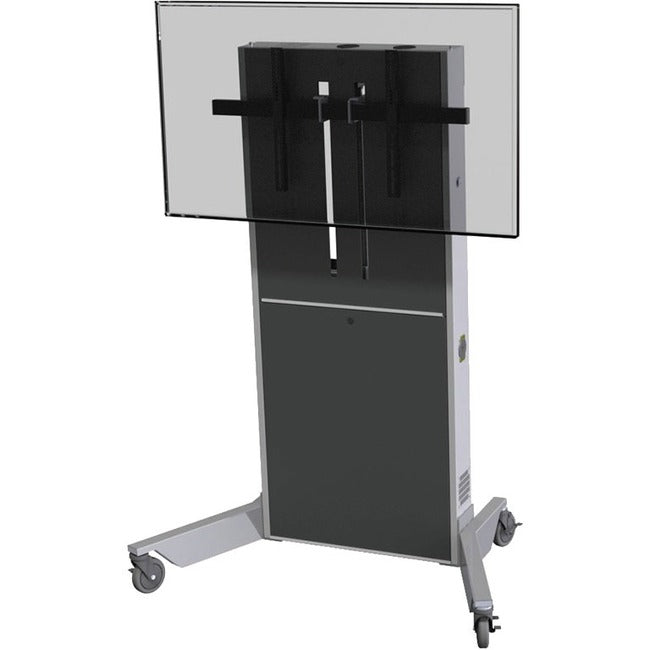 Mobile Electric Lift Stand For,Single Tvs 40-80In 280#Max 3Ru Rack