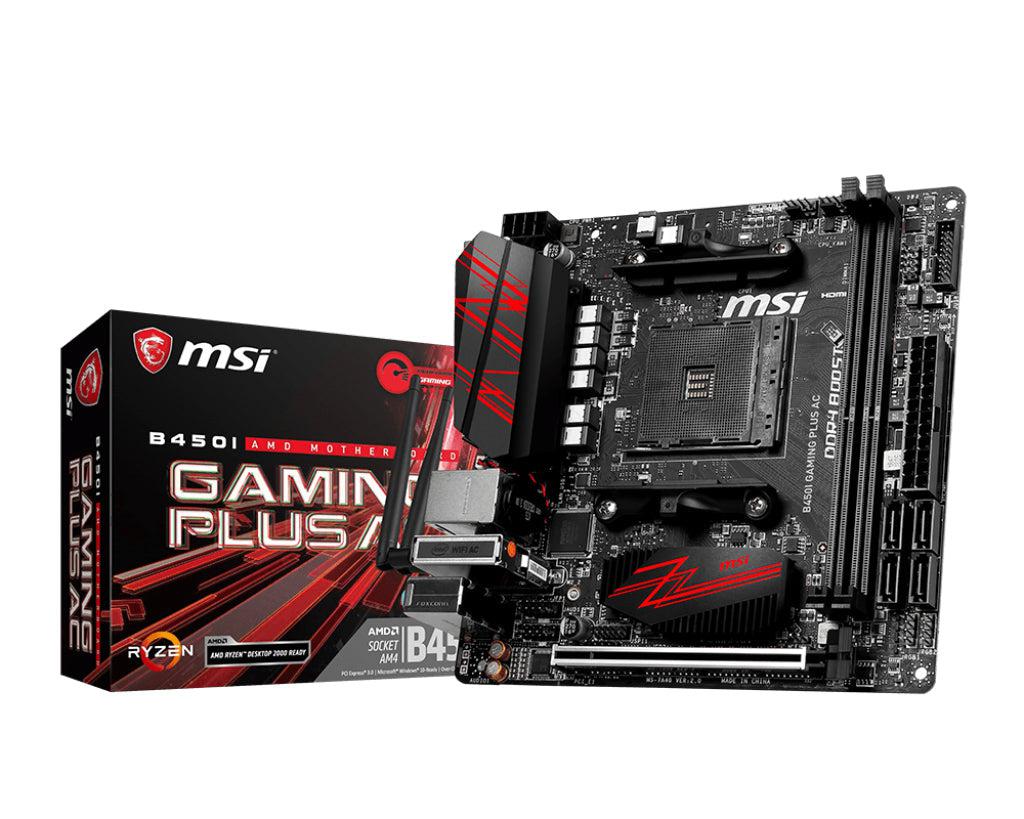 Msi B450I Gaming Plus Ac Amd B450 Socket Am4 Mini Itx