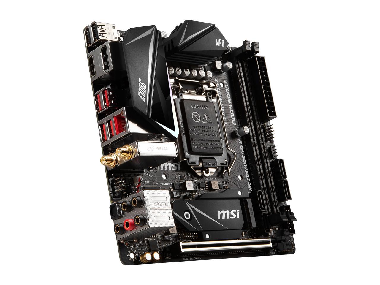 MSI MPG Z390I GAMING EDGE AC Mini-ITX 【公式通販】