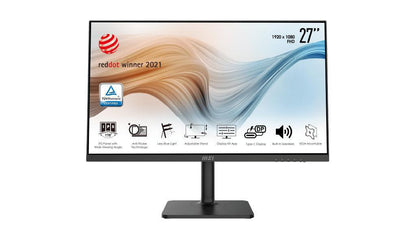 Msi Modern Md271P 68.6 Cm (27") 1920 X 1080 Pixels Full Hd Lcd Black