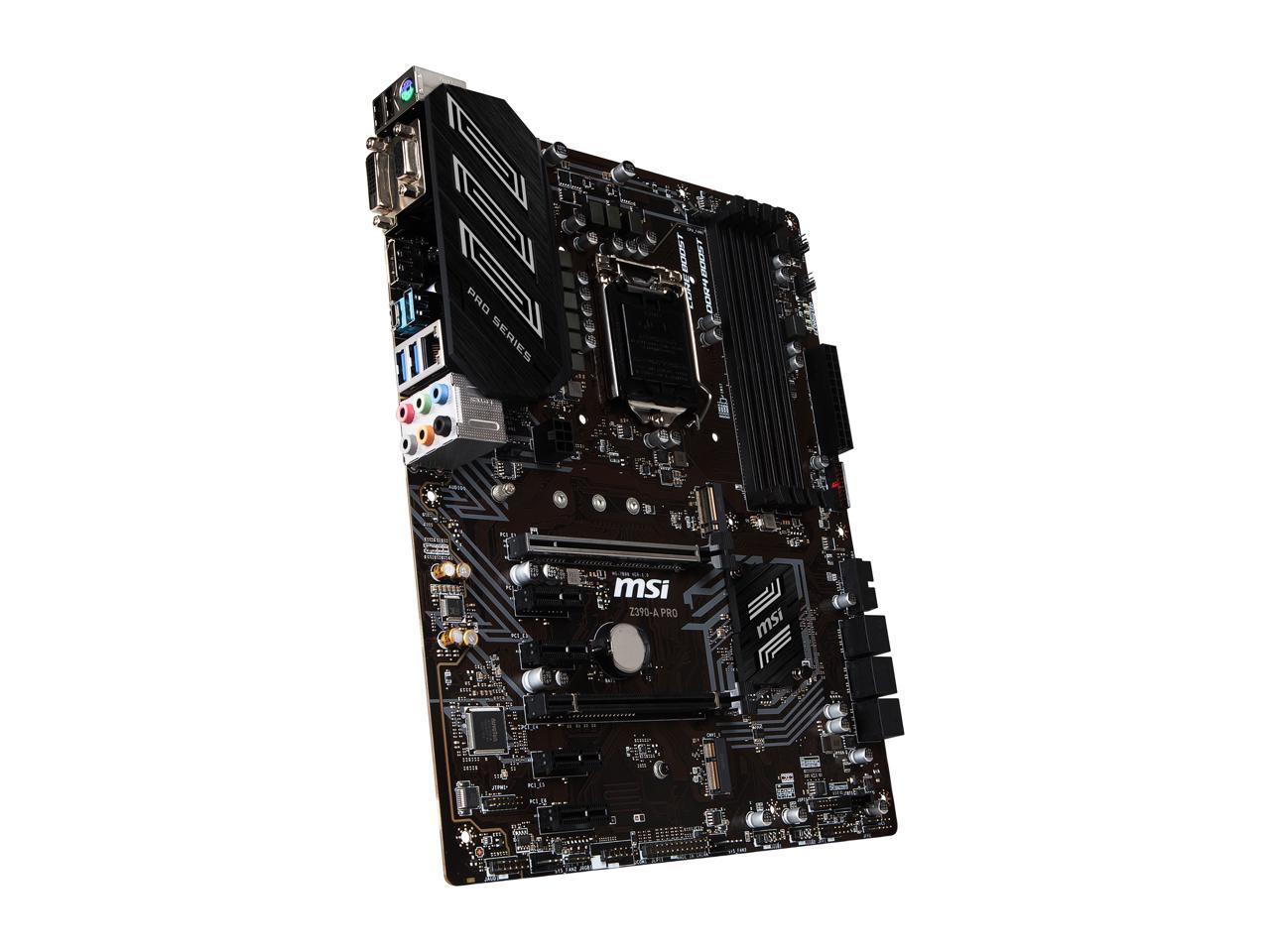 Msi Pro Z390-A Pro Lga 1151 (300 Series) Intel Z390 Sata 6Gb/S Atx Intel Motherboard