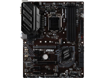 Msi Pro Z390-A Pro Lga 1151 (300 Series) Intel Z390 Sata 6Gb/S Atx Intel Motherboard