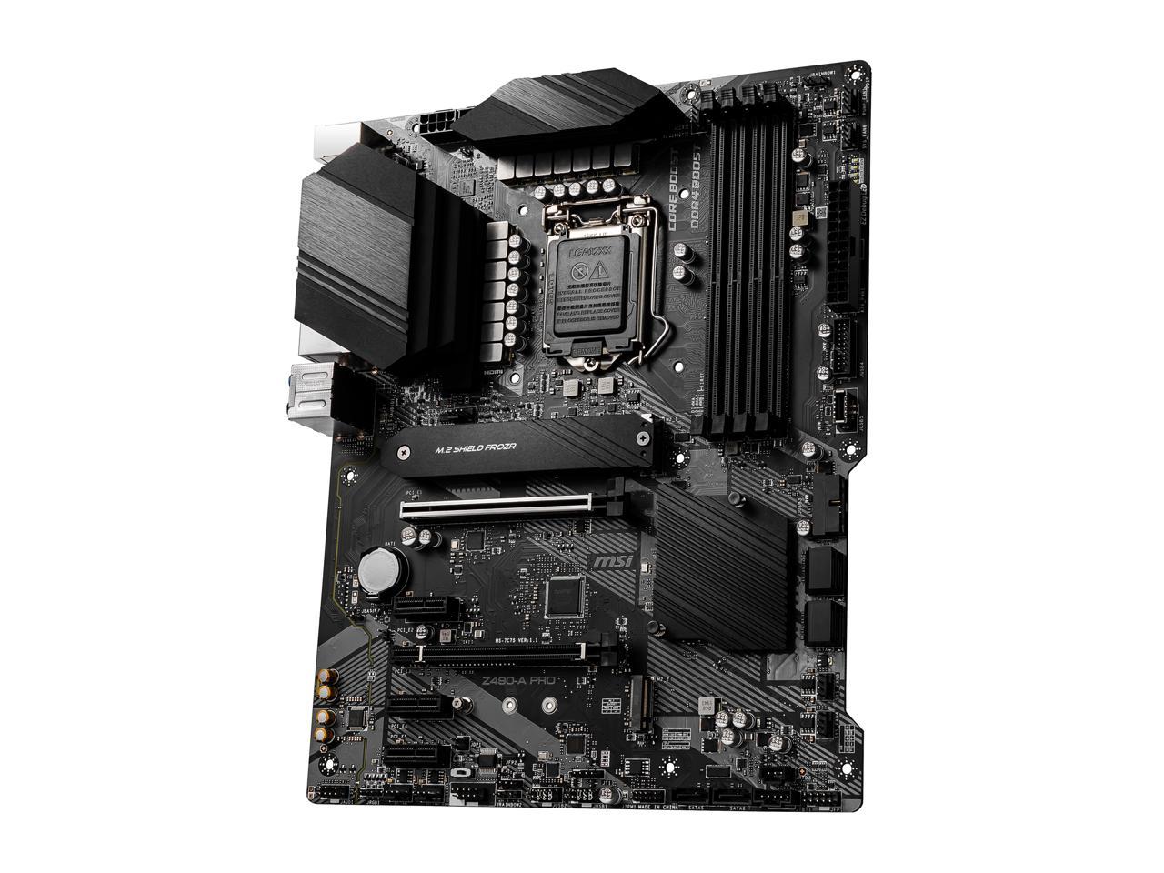 Msi Pro Z490-A Pro Lga 1200 Intel Z490 Sata 6Gb/S Atx Intel – TeciSoft