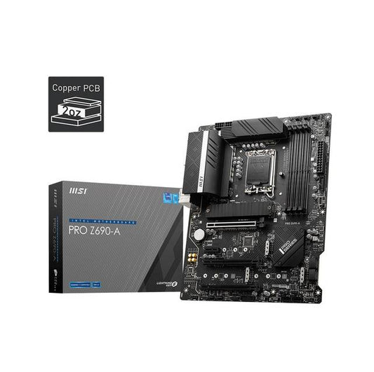 Msi Pro Z690-A Socket Lga1700/ Intel Z690/ Ddr5/ Sata3&Usb3.2/ M.2/ Atx Motherboard