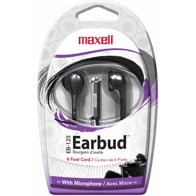 Maxell On-Earbud With Mic