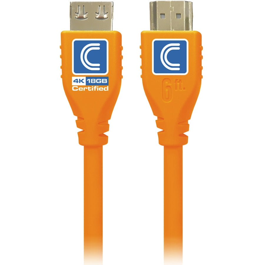 Microflex Pro Av/It Series 18G,Highspeed Hdmi Cable Orange 12Ft