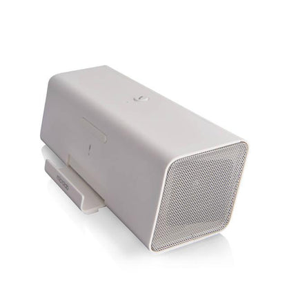 Microlab Md212 Wireless Bluetooth Portable Stereo Speaker W/ Microphone & Rechargeable Battery & Retractable Tray (White)