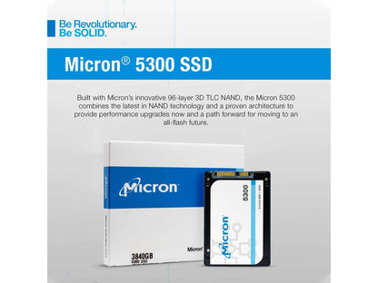 Micron 5300 Pro 3.84Tb Sata 6Gb/S 2.5-Inch Enterprise Ssd Mtfddak3T8Tds-1Aw1Zab