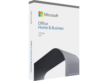 Microsoft Office Home & Business 2021 | One Time Purchase, 1 Device | Windows 10 Pc/Mac Keycard