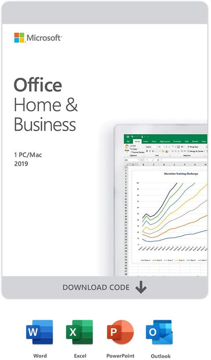 Microsoft Office Home And Business 2019 | 1 Device, Windows 10 Pc/Mac Download