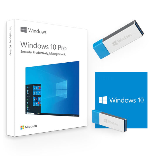 Microsoft Windows 10 Pro - Full Retail Version (Usb Flash Drive)