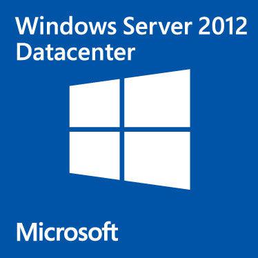 Microsoft Windows Server 2012 Datacenter, Lic/Sa, 2Cpu, Olv-D, 1Y-Y1, Ap 1 Year(S)