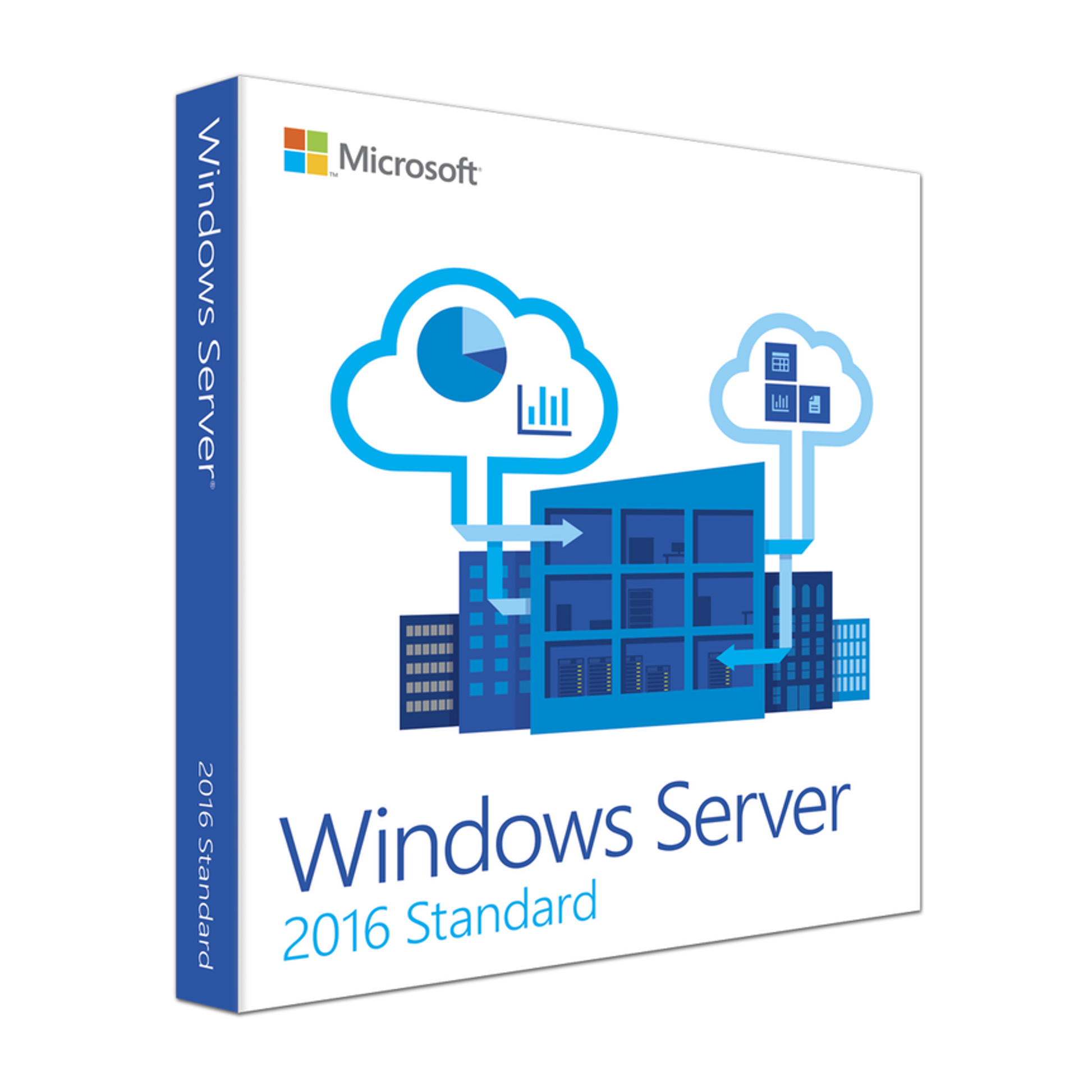 Microsoft Windows Server 2016 Standard 64-Bit - License - 16 Core