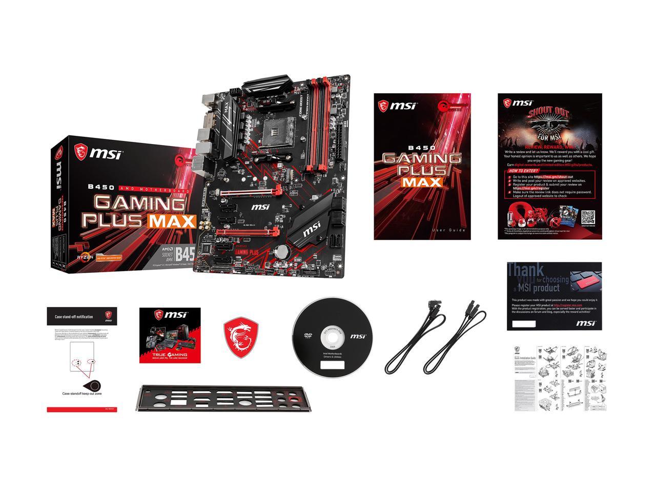 Msi B450 Gaming Plus Max Am4 Amd B450 Sata 6Gb/S Atx Amd – TeciSoft