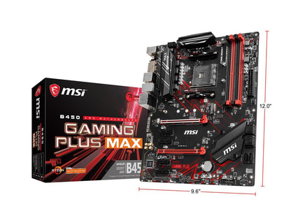 Msi B450 Gaming Plus Max Am4 Amd B450 Sata 6Gb/S Atx Amd Motherboard