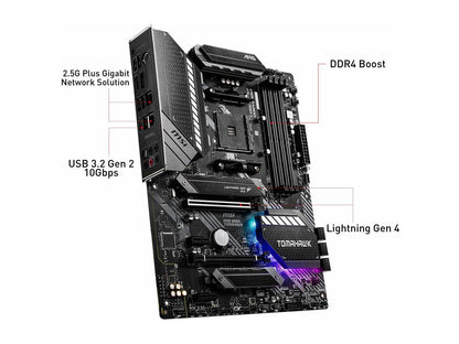 Msi Mag B550 Tomahawk Am4 Amd B550 Sata 6Gb/S Atx Amd Motherboard