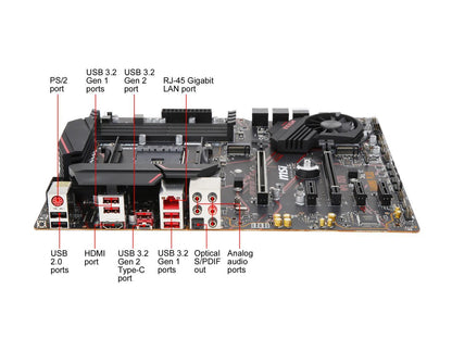 Msi Mpg X570 Gaming Plus Socket Am4/ Amd X570/ Ddr4/ Sata3&Usb3.2/ Pcie 4.0/ M.2/ A&Gbe/ Hdmi Atx Motherboard