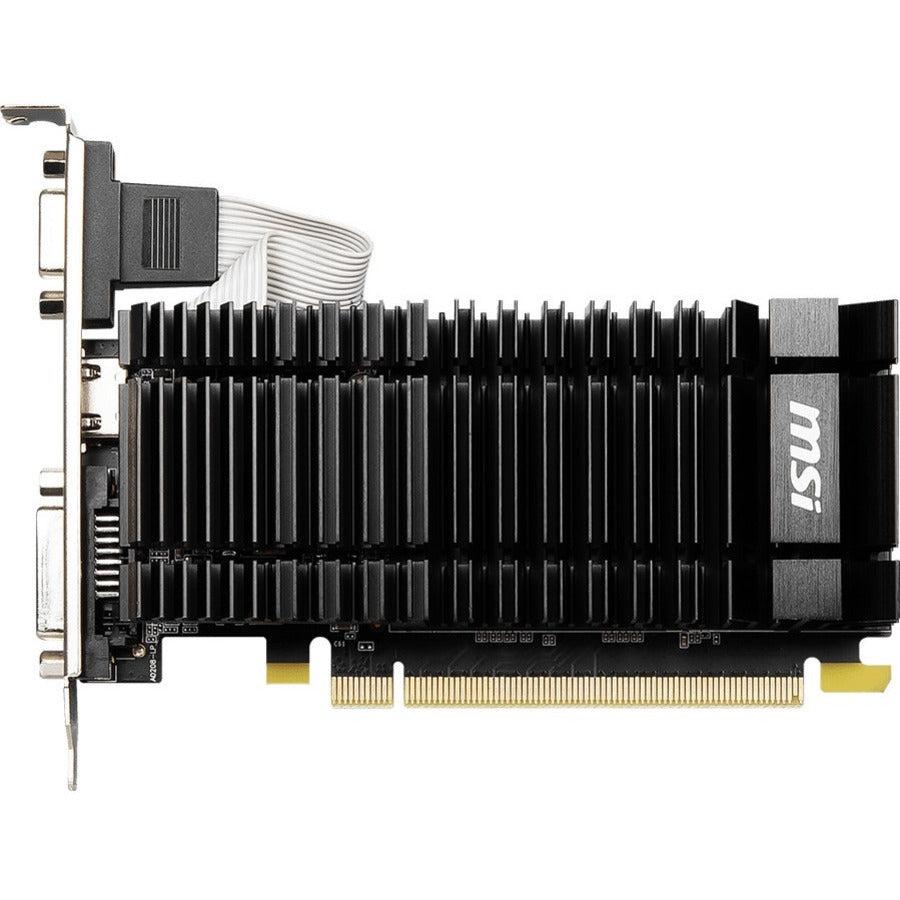 Msi Nvidia Geforce Gt 730 N730K-2Gd3H/Lpv1 2Gb Gddr3 Dl-Dvi-D/Hdmi/D-Sub Low Profile Video Card