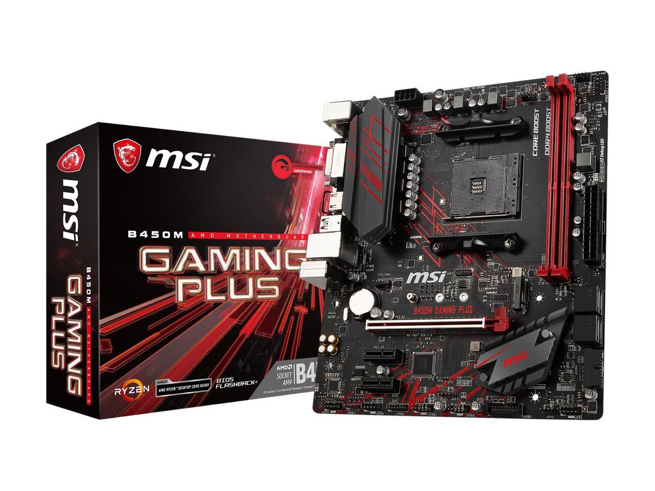 Msi Performance Gaming B450M Gaming Plus Am4 Amd B450 Sata – TeciSoft