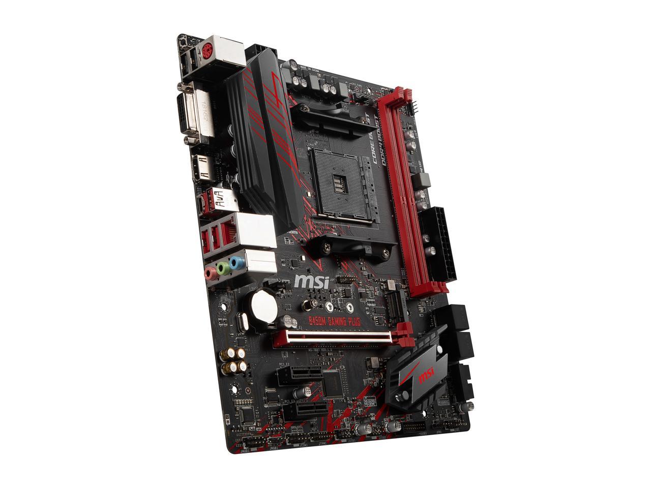 Board msi outlet b450m gaming plus