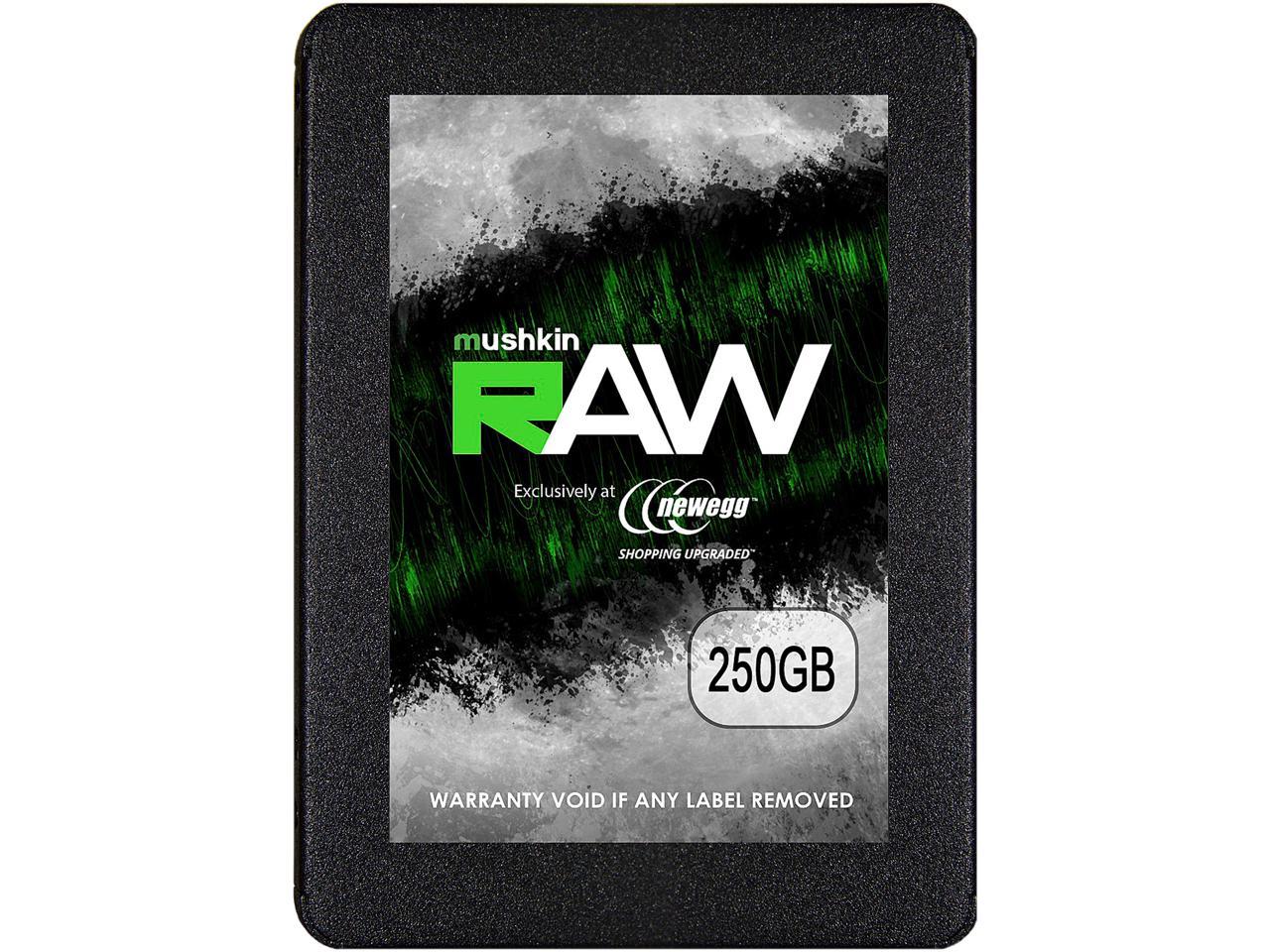 Mushkin Enhanced Raw Series 2.5" 250Gb Sata Iii 3D Tlc Internal Solid State Drive (Ssd) Mknssdrw250Gb