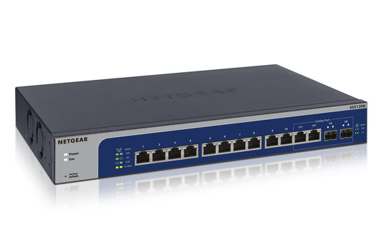 Netgear 12-Port 10G Multi-Gigabit Plus Switch (Xs512Em)