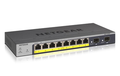 Netgear 8-Port Poe Gigabit Ethernet Smart Switch (Gs110Tp)