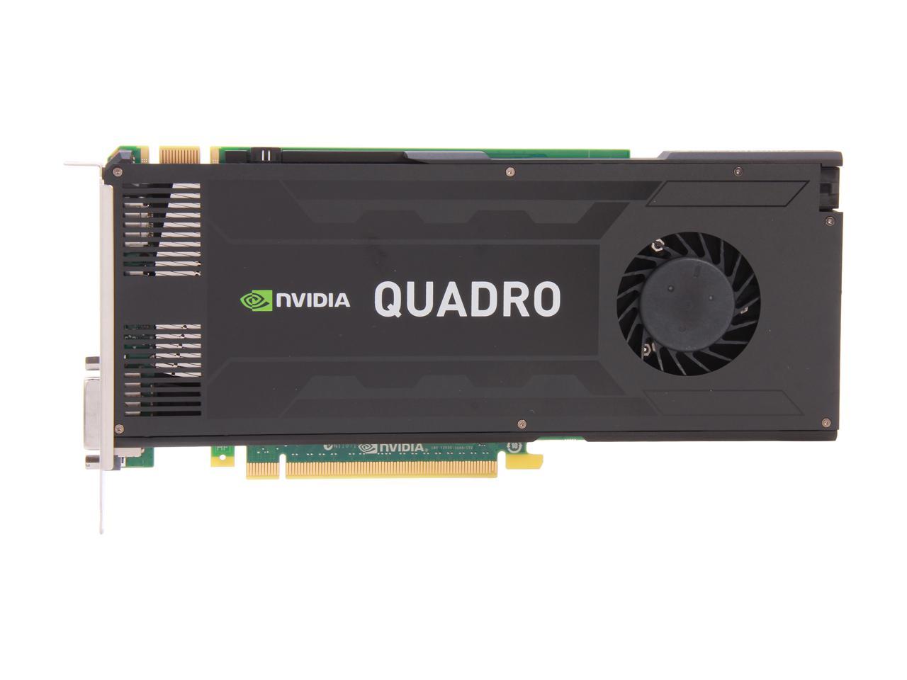 Nvidia Quadro K4000 Vcqk4000-Pb 3Gb 192-Bit Gddr5 Pci Express 2.0 X16 Full Height Workstation Video Card
