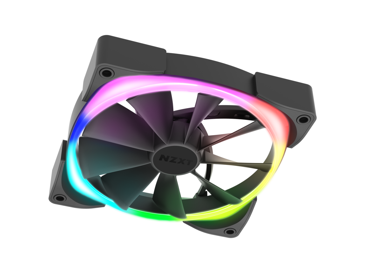 Nzxt Aer Rgb 2 - 120Mm - Rgb Led - Fluid Dynamic Bearing - Pwm Fan For Hue 2 - Single