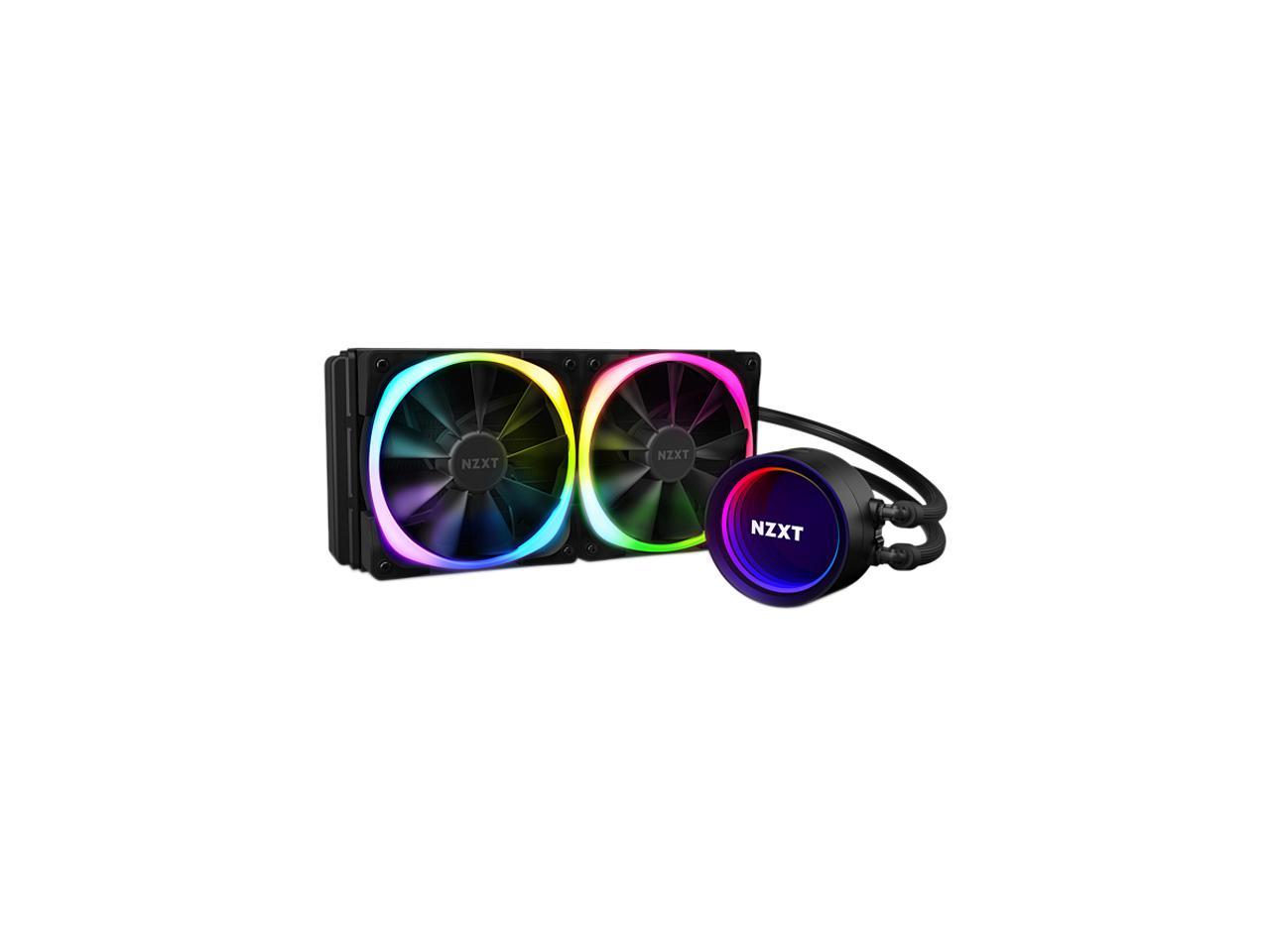 Nzxt Kraken X53 Rgb 240Mm - Rl-Krx53-R1 - Aio Rgb Cpu Liquid Cooler - Rotating Infinity Mirror