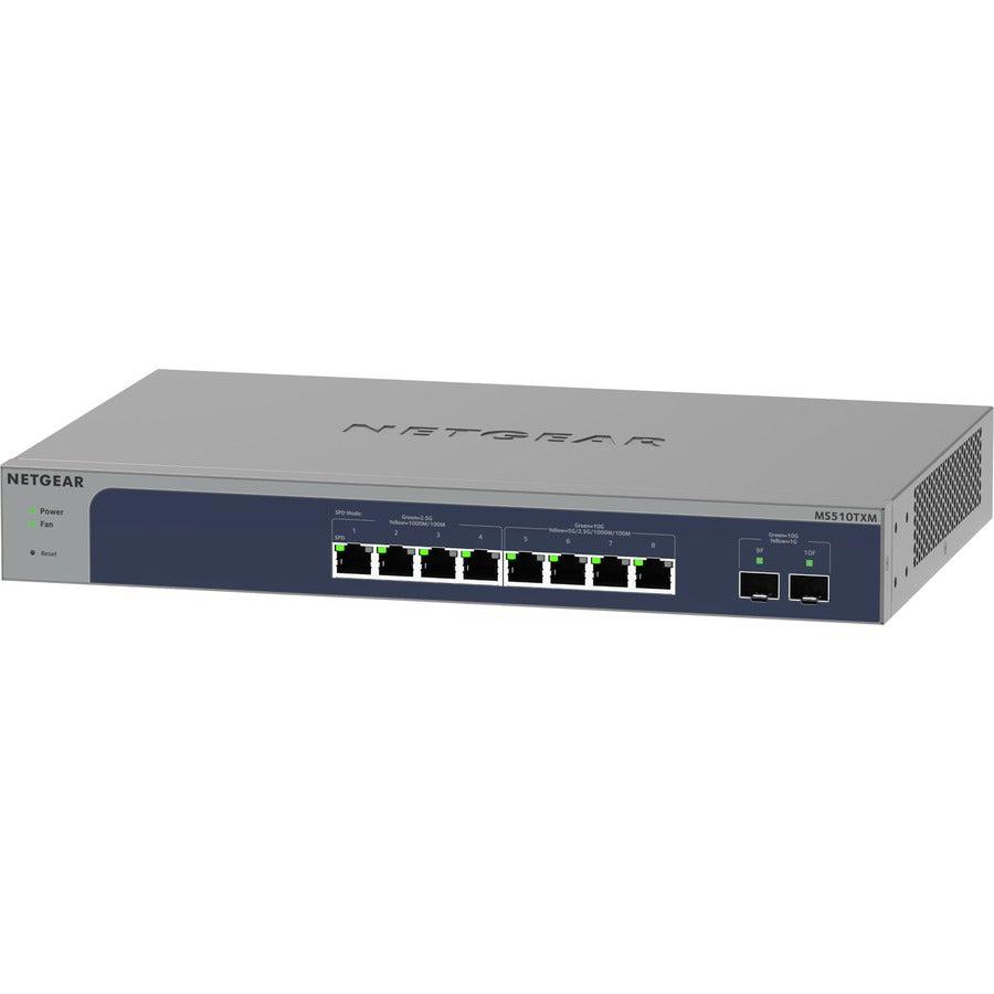 Netgear 10-Port Multi-Gigabit/10G Ethernet Smart Switch (Ms510Txm)