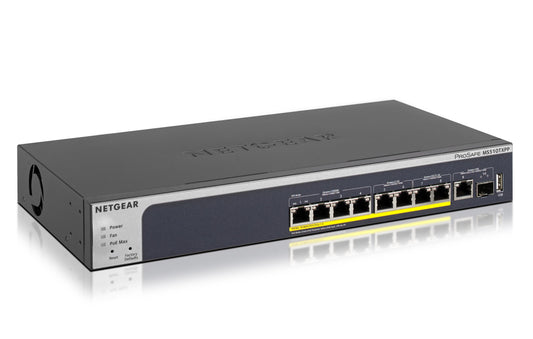 Netgear 10-Port Poe Multi-Gigabit/10G Smart Switch (Ms510Txpp)