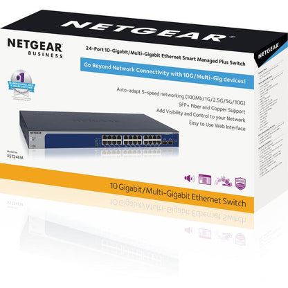 Netgear 24-Port 10G/Multi-Gigabit Plus Switch (Xs724Em)