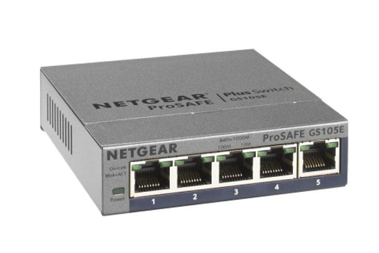 Netgear 5-Port Gigabit Ethernet Plus Switch (Gs105Ev2)