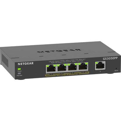 Netgear 5 Port Poe Gigabit Ethernet Plus Switch (Gs305Epp)