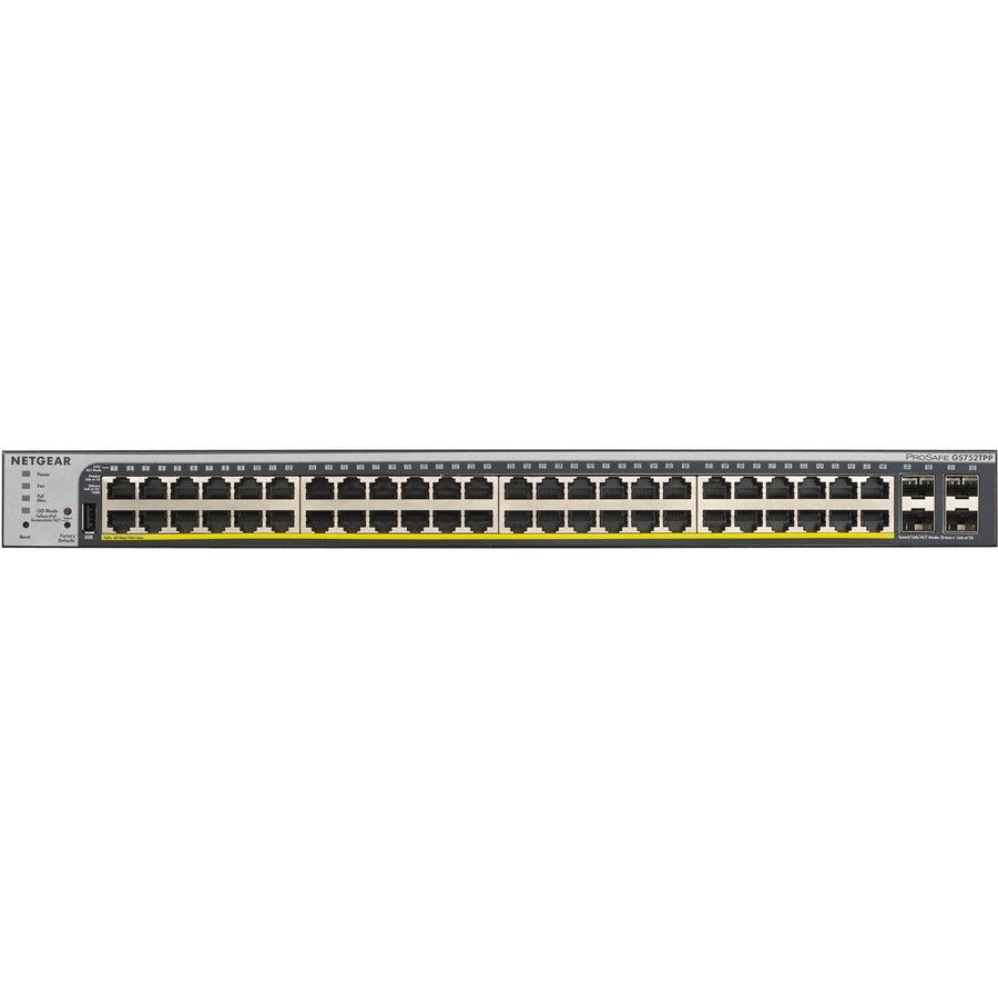 Netgear 52-Port Poe Gigabit Ethernet Smart Switch (Gs752Tpp)