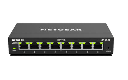 Netgear 8-Port Gigabit Ethernet Plus Switch (Gs308E)