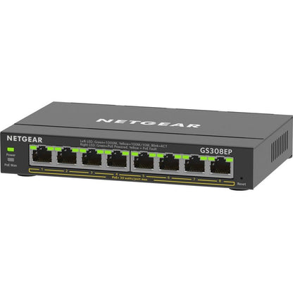 Netgear 8 Port Poe Gigabit Ethernet Plus Switch (Gs308Ep)