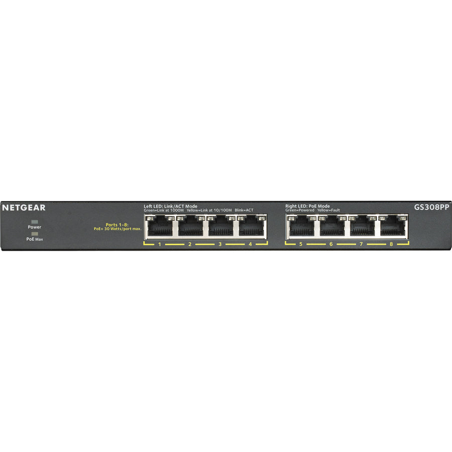 Netgear Gs308Pp Ethernet Switch