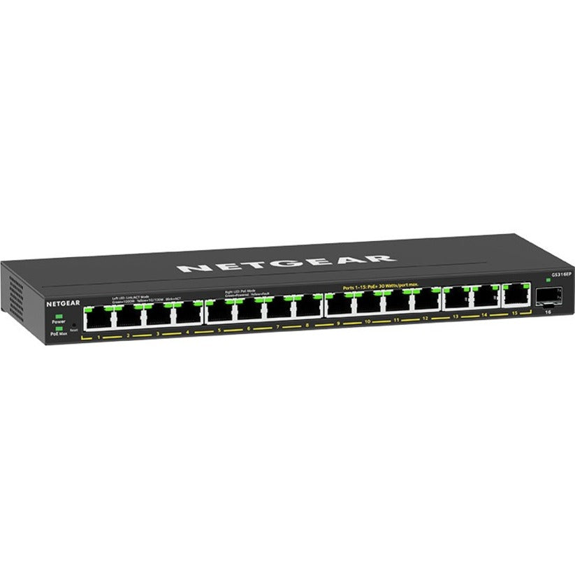 Netgear Gs316Ep Ethernet Switch