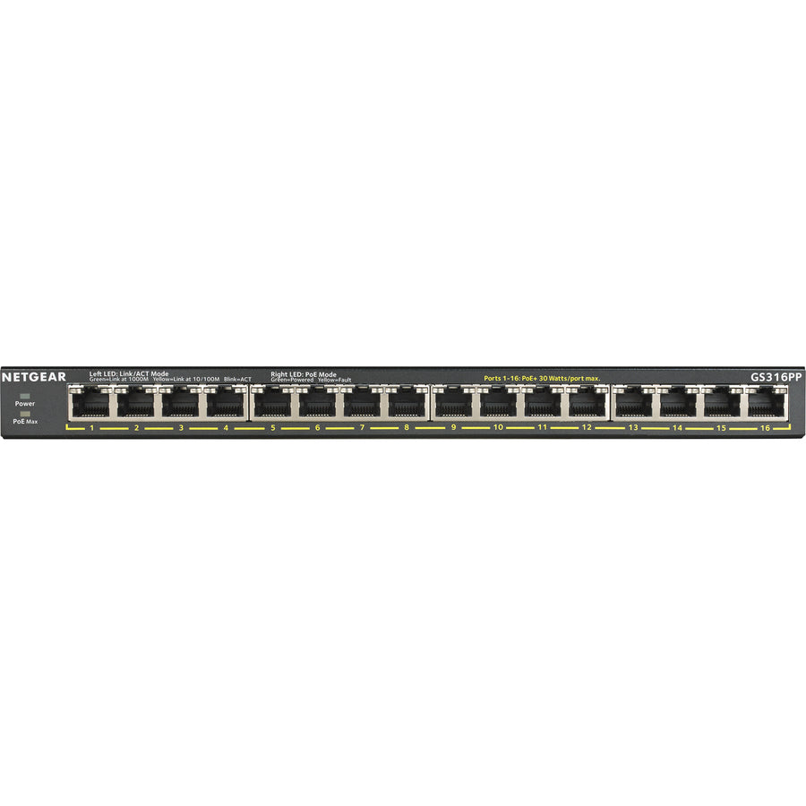 Netgear Gs316Pp Ethernet Switch