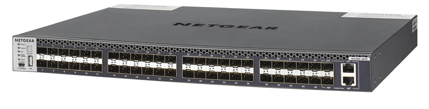 Netgear M4300-48Xf Managed L3 10G Ethernet (100/1000/10000) Black