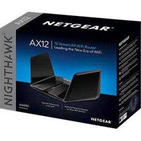 Netgear Nighthawk Ax12 Wireless Router Gigabit Ethernet Dual-Band (2.4 Ghz / 5 Ghz) 4G Black