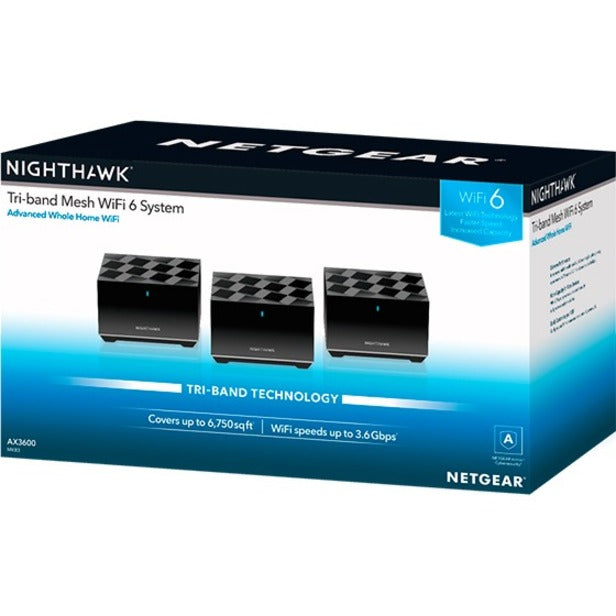 Netgear Nighthawk Mk83 Wi-Fi 6 Ieee 802.11Ax Ethernet Wireless Router