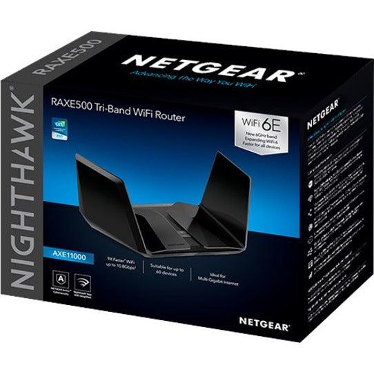 Netgear Nighthawk Wireless Router Gigabit Ethernet Tri-Band (2.4 Ghz / 5 Ghz / 6 Ghz)