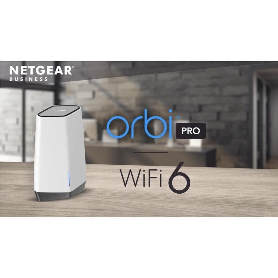 Netgear Orbi Pro Wi-Fi 6 IEEE 802.11ax Ethernet Wireless Router SXK80B