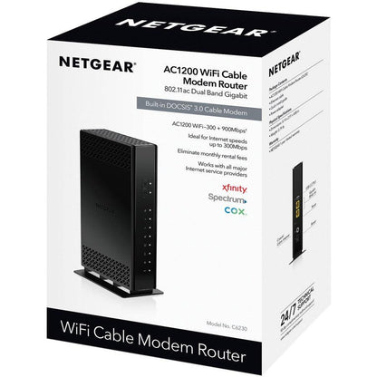 Netgear Wireless Router Gigabit Ethernet Dual-Band (2.4 Ghz / 5 Ghz) Black
