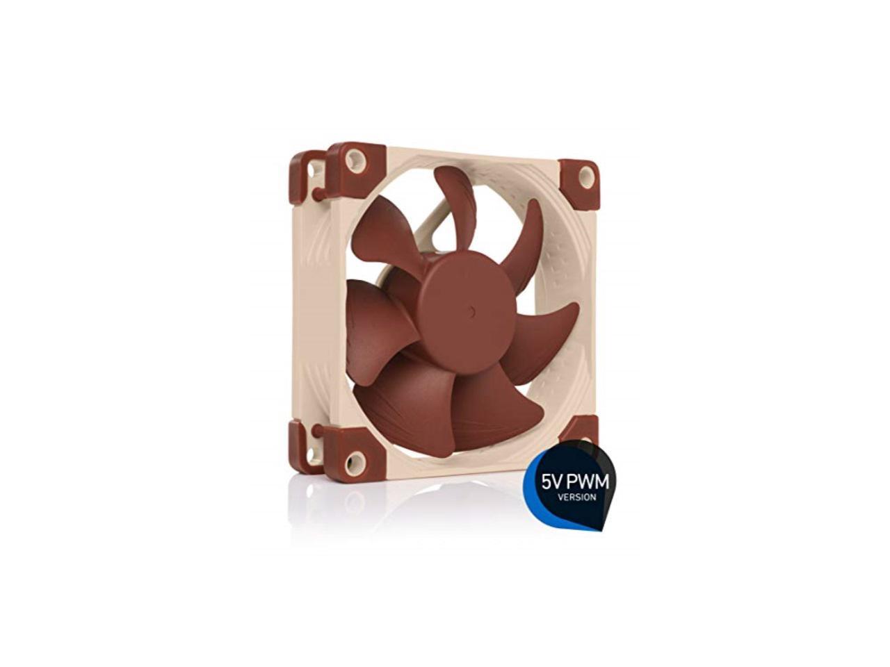 Noctua Nf-A8 5V Pwm, Premium Quiet Fan With Usb Power Adaptor Cable, 4-Pin, 5V Version (80Mm, Brown)